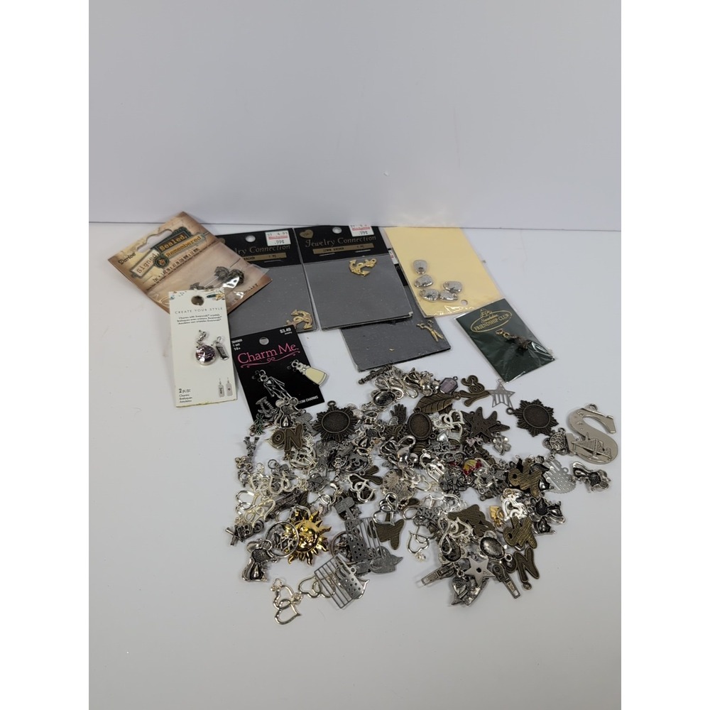 Over 150 Pendants Charms Jewelry Making/‎ Craft Lot